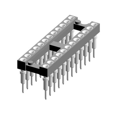 612-83-324-41-001101 by Preci-Dip - CONNECTOR IC DIP SOCKET 24POS GOLD