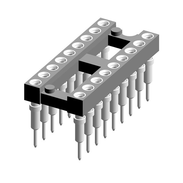 612-87-318-41-001101 by Preci-Dip - CONNECTOR IC DIP SOCKET 18POS GOLD
