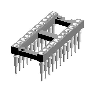 612-87-422-41-001101 by Preci-Dip - CONNECTOR IC DIP SOCKET 22POS GOLD