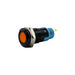 6123332140F by Dialight - LED PANEL MNT 12MM YELLOW 24VDC
