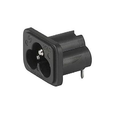 6160.0003 by SCHURTER Inc. - PWR ENT RCPT IEC320-C6 PNL SLDR