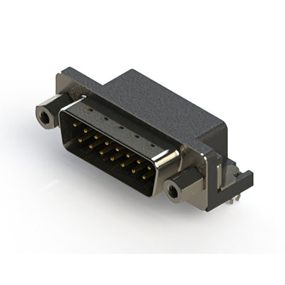 621-015-268-543 by EDAC Inc. - 621 SERIES RIGHT ANGLE D-SUB PLU