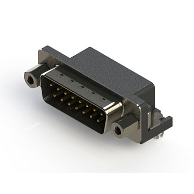 621-015-660-543 by EDAC Inc. - 621 SERIES RIGHT ANGLE D-SUB PLU