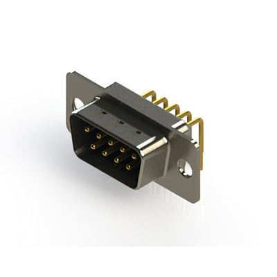 621-M09-260-LT1 by EDAC Inc. - 621M SERIES RIGHT ANGLE D-SUB PL