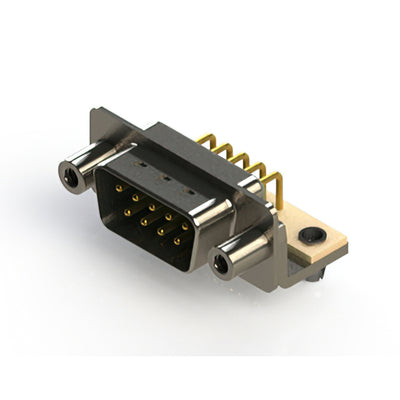 621-M09-660-GN5 by EDAC Inc. - 621M SERIES RIGHT ANGLE D-SUB PL