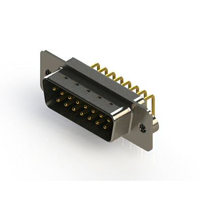 621-M15-260-GN2 by EDAC Inc. - 621M SERIES RIGHT ANGLE D-SUB PL