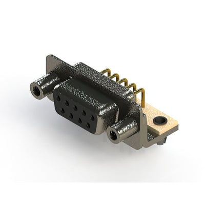622-M09-360-BT5 by EDAC Inc. - 622M SERIES RIGHT ANGLE D-SUB PL