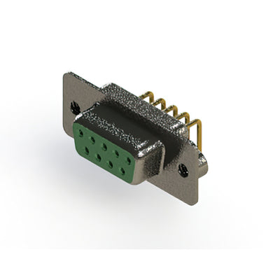 622-M09-660-GN2 by EDAC Inc. - 622M SERIES RIGHT ANGLE D-SUB PL