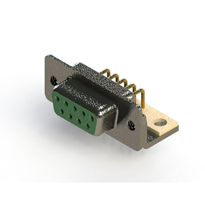 622-M09-660-GN4 by EDAC Inc. - 622M SERIES RIGHT ANGLE D-SUB PL