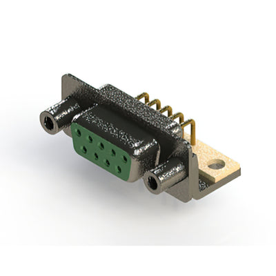 622-M09-660-GN6 by EDAC Inc. - 622M SERIES RIGHT ANGLE D-SUB PL