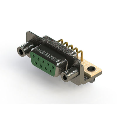 622-M09-660-GT5 by EDAC Inc. - 622M SERIES RIGHT ANGLE D-SUB PL