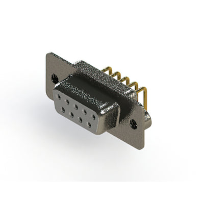 622-M09-660-WT2 by EDAC Inc. - 622M SERIES RIGHT ANGLE D-SUB PL