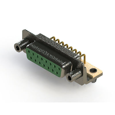 622-M15-260-GN5 by EDAC Inc. - 622M SERIES RIGHT ANGLE D-SUB PL