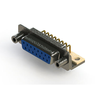 622-M15-360-LT6 by EDAC Inc. - 622M SERIES RIGHT ANGLE D-SUB PL