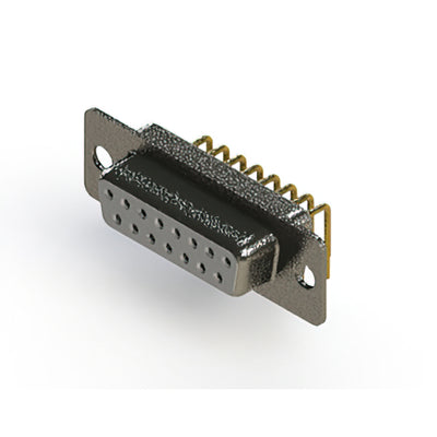 622-M15-360-WT1 by EDAC Inc. - 622M SERIES RIGHT ANGLE D-SUB PL