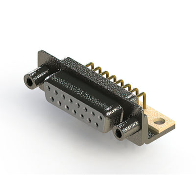 622-M15-360-WT6 by EDAC Inc. - 622M SERIES RIGHT ANGLE D-SUB PL