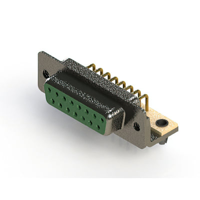 622-M15-660-GN3 by EDAC Inc. - 622M SERIES RIGHT ANGLE D-SUB PL