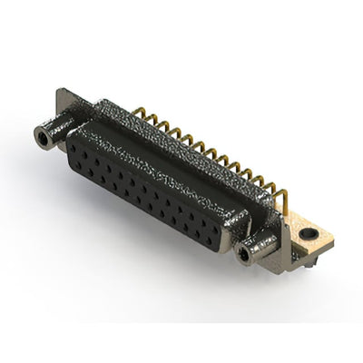 622-M25-260-BT5 by EDAC Inc. - 622M SERIES RIGHT ANGLE D-SUB PL