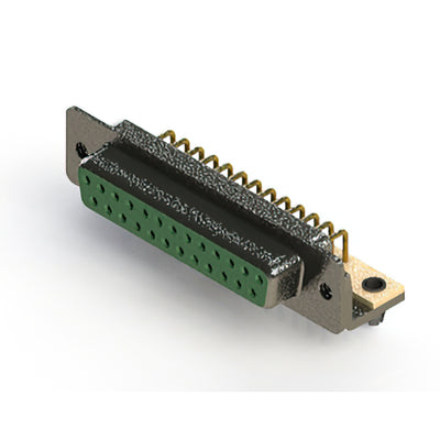 622-M25-260-GT3 by EDAC Inc. - 622M SERIES RIGHT ANGLE D-SUB PL