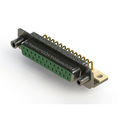 622-M25-260-GT6 by EDAC Inc. - 622M SERIES RIGHT ANGLE D-SUB PL