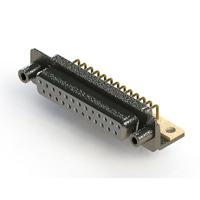 622-M25-260-WT6 by EDAC Inc. - 622M SERIES RIGHT ANGLE D-SUB PL