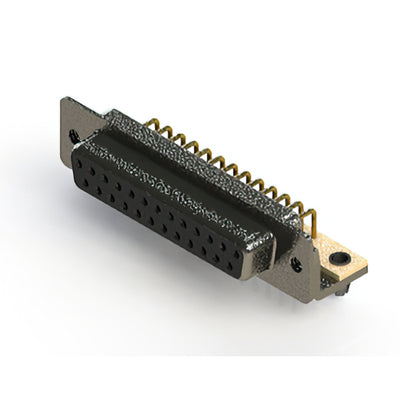 622-M25-360-BT3 by EDAC Inc. - 622M SERIES RIGHT ANGLE D-SUB PL