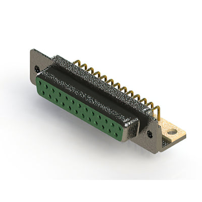 622-M25-360-GT4 by EDAC Inc. - 622M SERIES RIGHT ANGLE D-SUB PL
