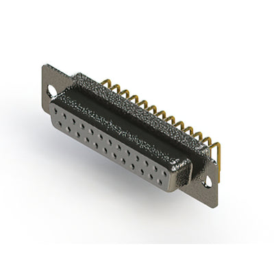 622-M25-360-WT1 by EDAC Inc. - 622M SERIES RIGHT ANGLE D-SUB PL