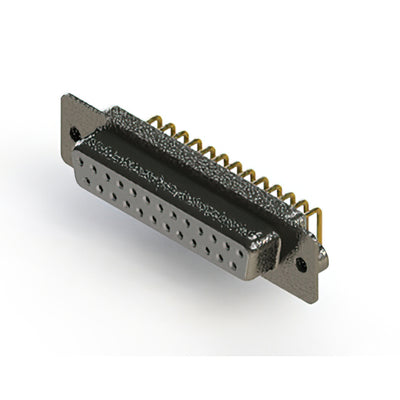 622-M25-360-WT2 by EDAC Inc. - 622M SERIES RIGHT ANGLE D-SUB PL