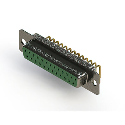 622-M25-660-GN1 by EDAC Inc. - 622M SERIES RIGHT ANGLE D-SUB PL