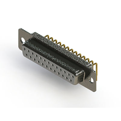 622-M25-660-WT1 by EDAC Inc. - 622M SERIES RIGHT ANGLE D-SUB PL
