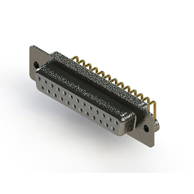 622-M25-660-WT2 by EDAC Inc. - 622M SERIES RIGHT ANGLE D-SUB PL