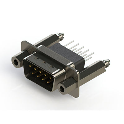 627-009-281-077 by EDAC Inc. - CONNECTOR D-SUB PLUG 9POS VERT SLDR
