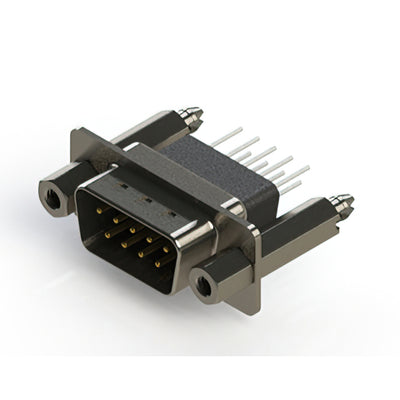 627-009-661-077 by EDAC Inc. - CONNECTOR D-SUB PLUG 9POS VERT SLDR