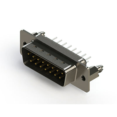 627-015-220-046 by EDAC Inc. - CONNECTOR D SUB PLUG 15POS VERT