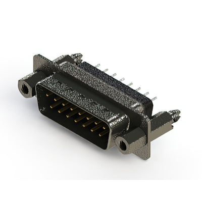 627-015-228-047 by EDAC Inc. - CONNECTOR D SUB PLUG 15POS VERT