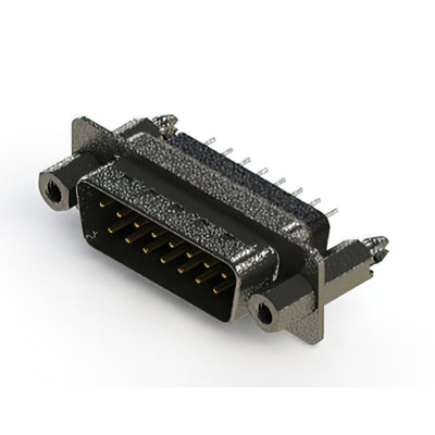 627-015-228-247 by EDAC Inc. - CONNECTOR D-SUB PLUG 15POS VERT SLDR