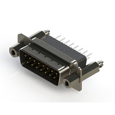627-015-241-257 by EDAC Inc. - CONNECTOR D-SUB PLUG 15POS VERT SLDR