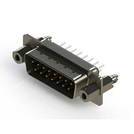 627-015-320-047 by EDAC Inc. - CONNECTOR D-SUB PLUG 15P PNL MNT SLDR