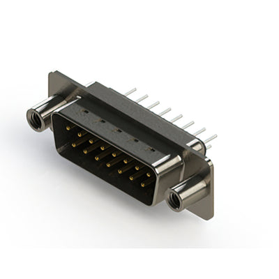 627-015-320-048 by EDAC Inc. - CONNECTOR D SUB PLUG 15POS VERT