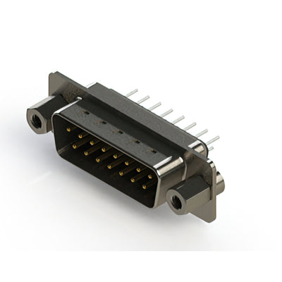 627-015-320-243 by EDAC Inc. - CONNECTOR D-SUB PLUG 15POS VERT SLDR