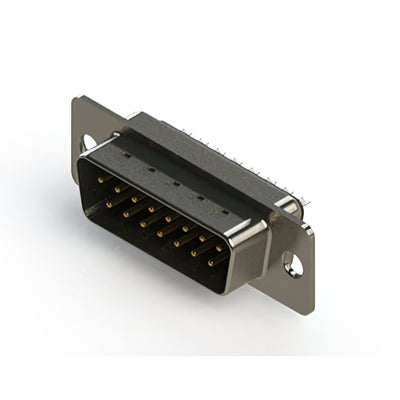 627-015-322-041 by EDAC Inc. - CONNECTOR D SUB PLUG 15POS VERT