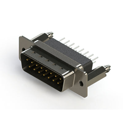 627-015-641-076 by EDAC Inc. - CONNECTOR D-SUB PLUG 15POS VERT SLDR