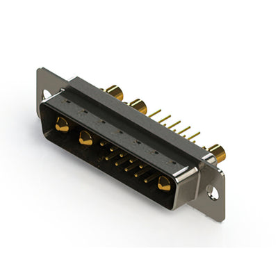 627-13W3224-4T1 by EDAC Inc. - CONNECTOR D-SUB PLUG 13POS VERT SLDR