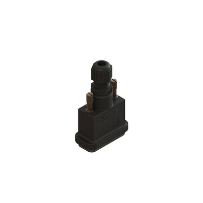 627-230-009-010 by EDAC Inc. - CONNECTOR BACKSHELL 9POS 180DEG BLACK