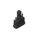 627-230-015-010 by EDAC Inc. - CONNECTOR BACKSHELL 15POS 180DEG BLK