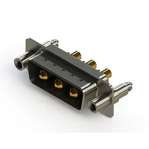 627-3W3-224-3NE by EDAC Inc. - CONNECTOR D-SUB PLUG 3P PNL MNT SLDR