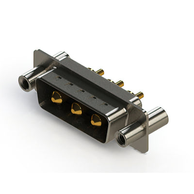 627-3W3-624-1TC by EDAC Inc. - CONNECTOR D-SUB PLUG 3P PNL MNT SLDR