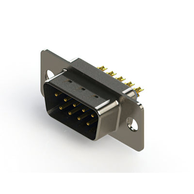 627-M09-222-LT1 by EDAC Inc. - 627M SERIES VERTICAL D-SUB PLUG