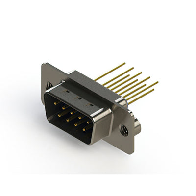 627-M09-223-LN2 by EDAC Inc. - CONNECTOR D-SUB PLUG 9POS VERT SLDR